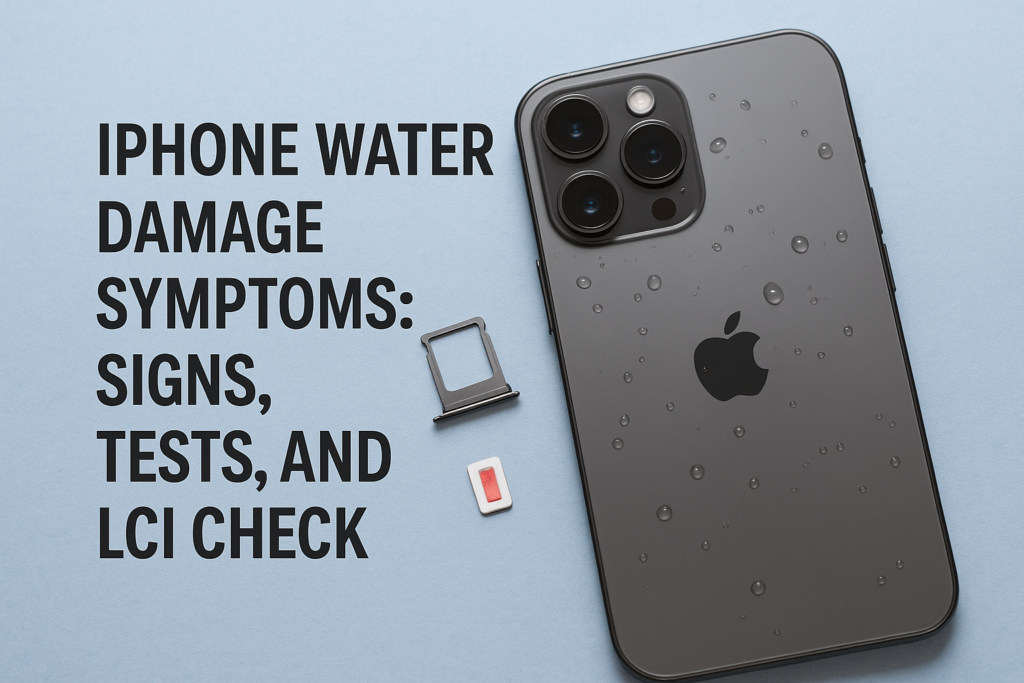 iPhone Water Damage Symptoms: Signs, Tests, And LCI Check