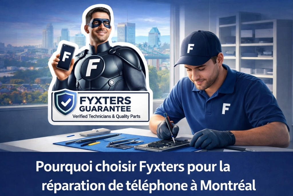 Pourquoi choisir Fyxters pour la réparation de téléphone à Montréal