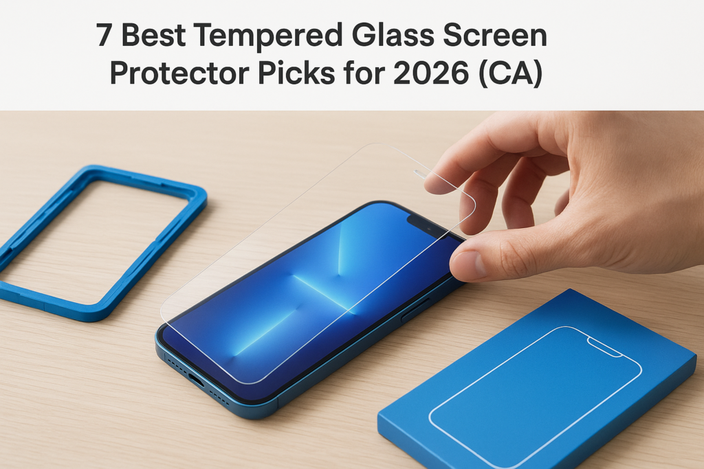 7 Best Tempered Glass Screen Protector Picks for 2026 (CA)