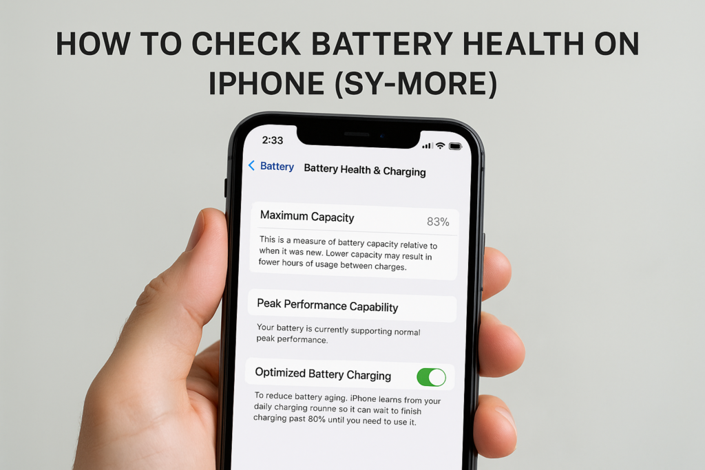 How To Check Battery Health On iPhone (Settings + More)