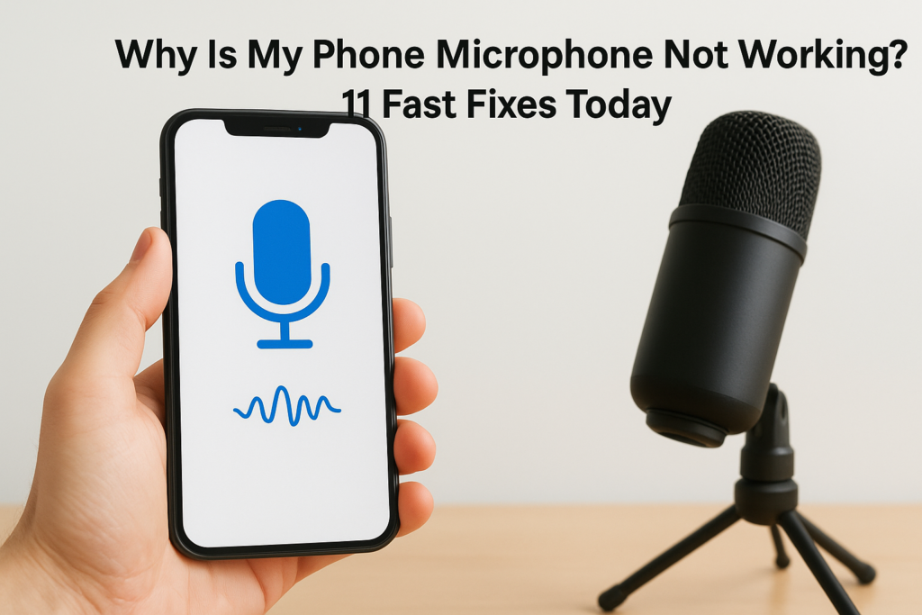 Why Is My Phone Microphone Not Working? 11 Fast Fixes Today